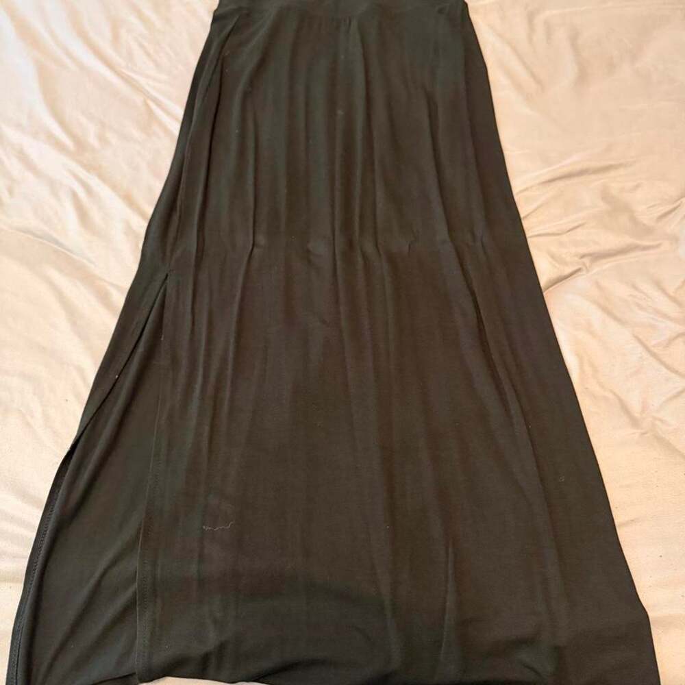 No boundaries black maxi skirt
